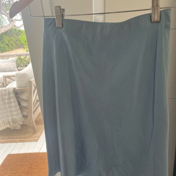 Vince silk skirt light blue size Xxs - Picture 2 of 3